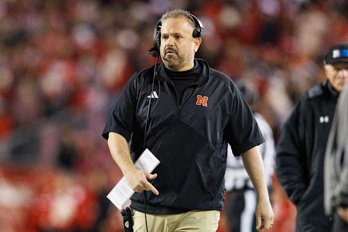 Matt Rhule 2023 Nebraska vs Wisconsin football Q4 USATSI_21932446